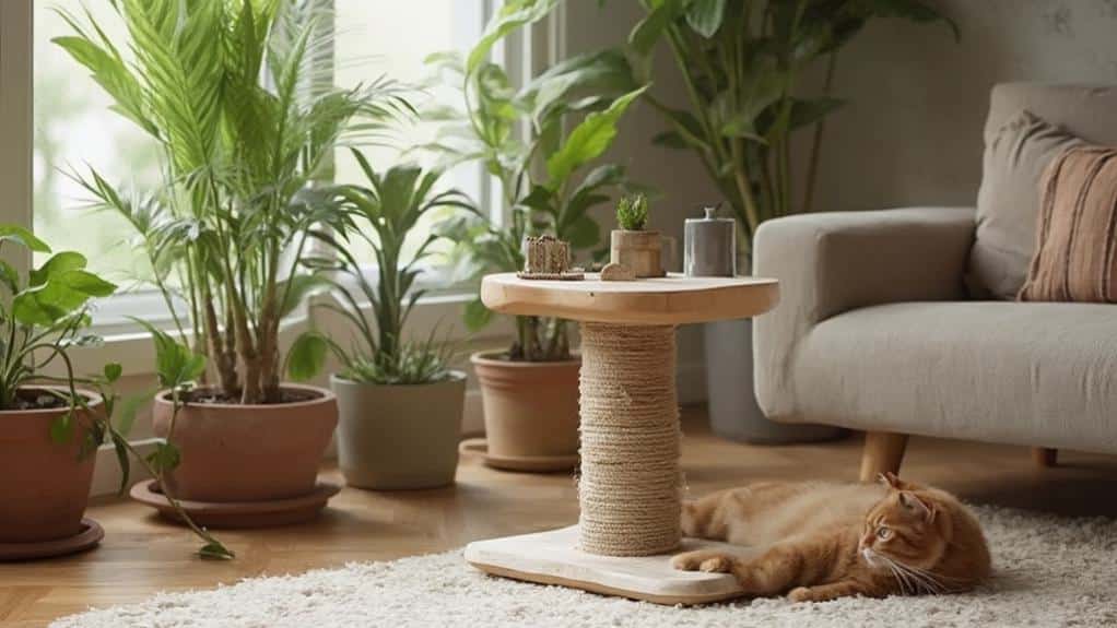 choosing eco friendly cat scratching posts