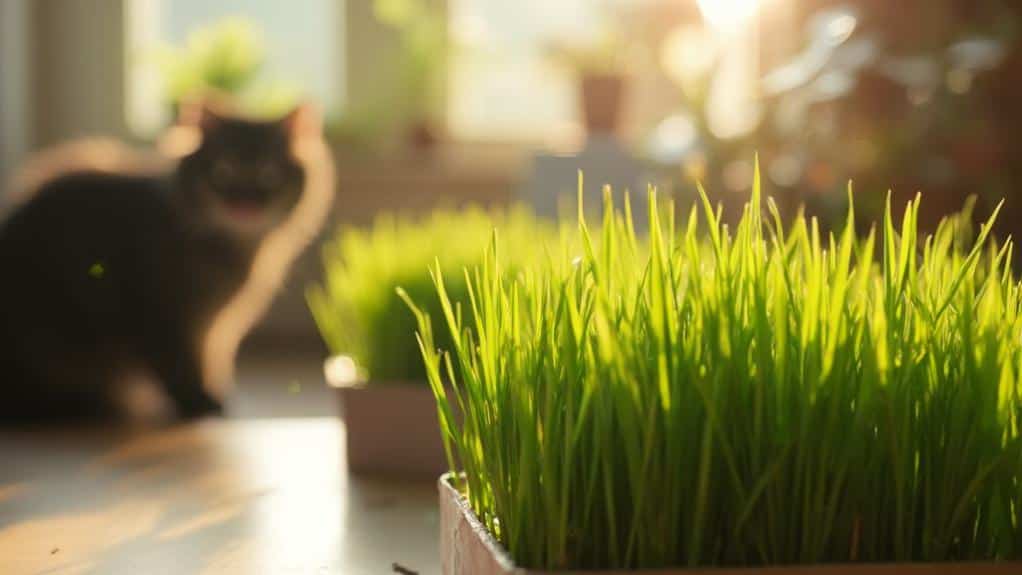 choosing organic cat grass