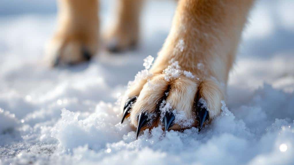 winter pet paw safety