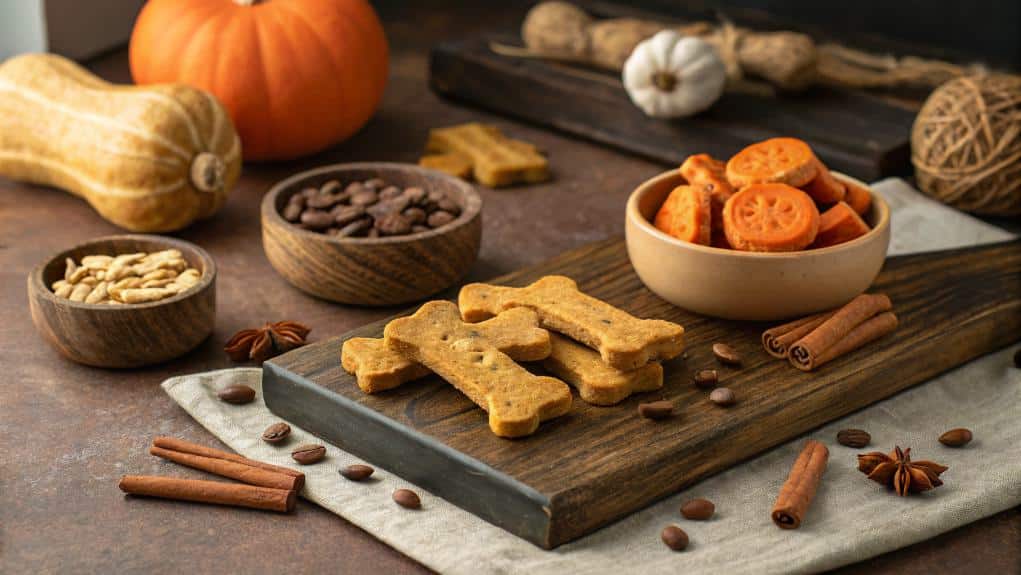 fall inspired dog treats