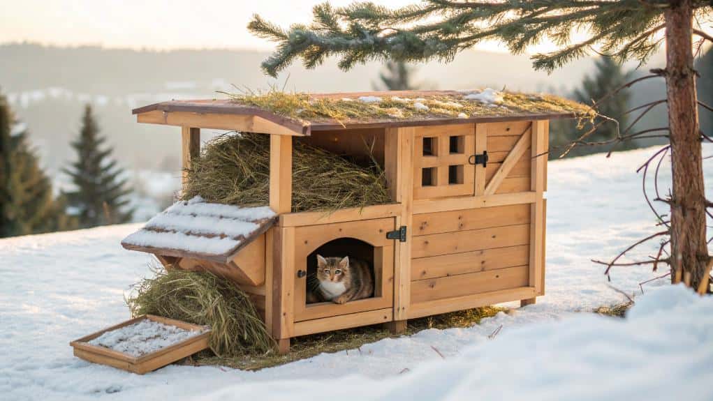 outdoor cat shelter design