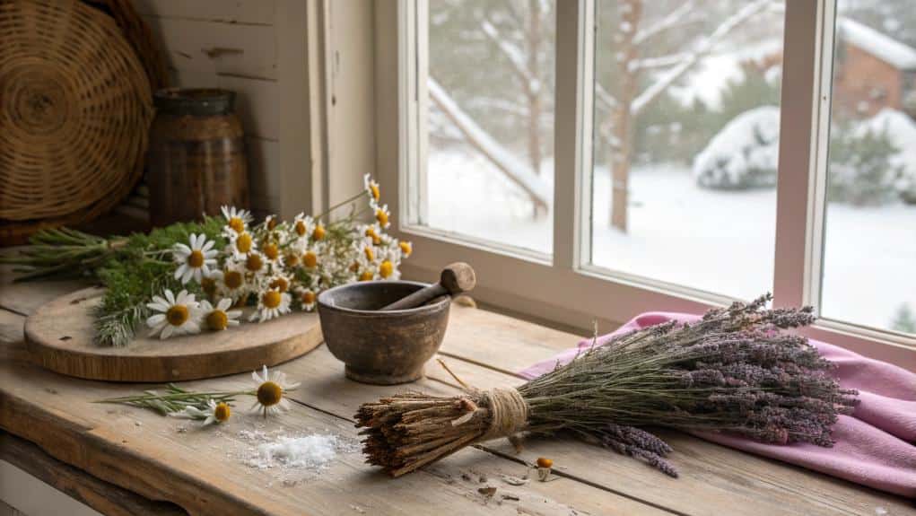 winter herbs for pets