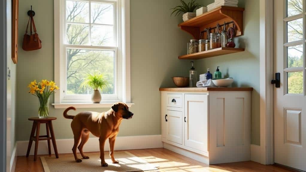 post walk cleanup essentials setup