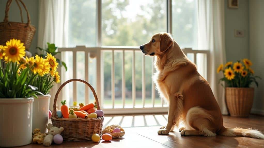 safe easter with pets