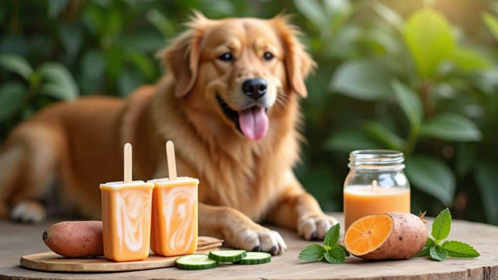 sweet potato coconut ice treats