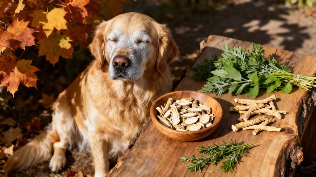 astragalus boosts senior dogs